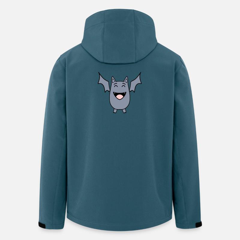 Fledermaus - Recycelte Männer Softshell-Jacke von Stanley/Stella - Dunkles Petrol