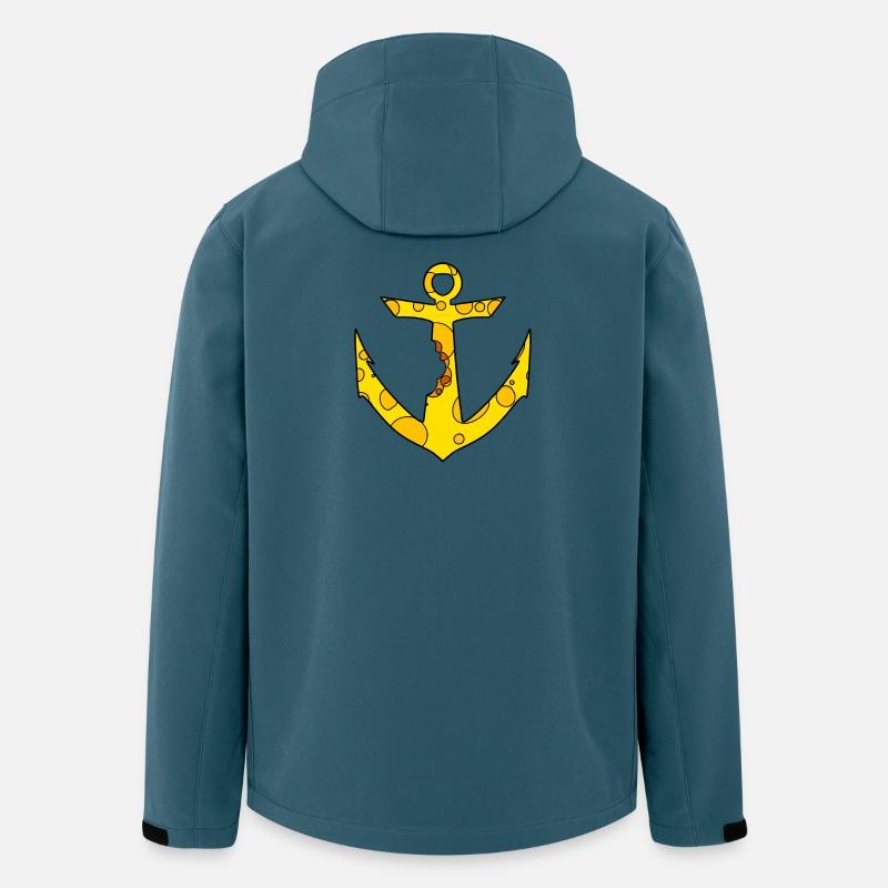 Cheese Anchor - Men’s Recycled Softshell Jacket by Stanley/Stella - stargazer