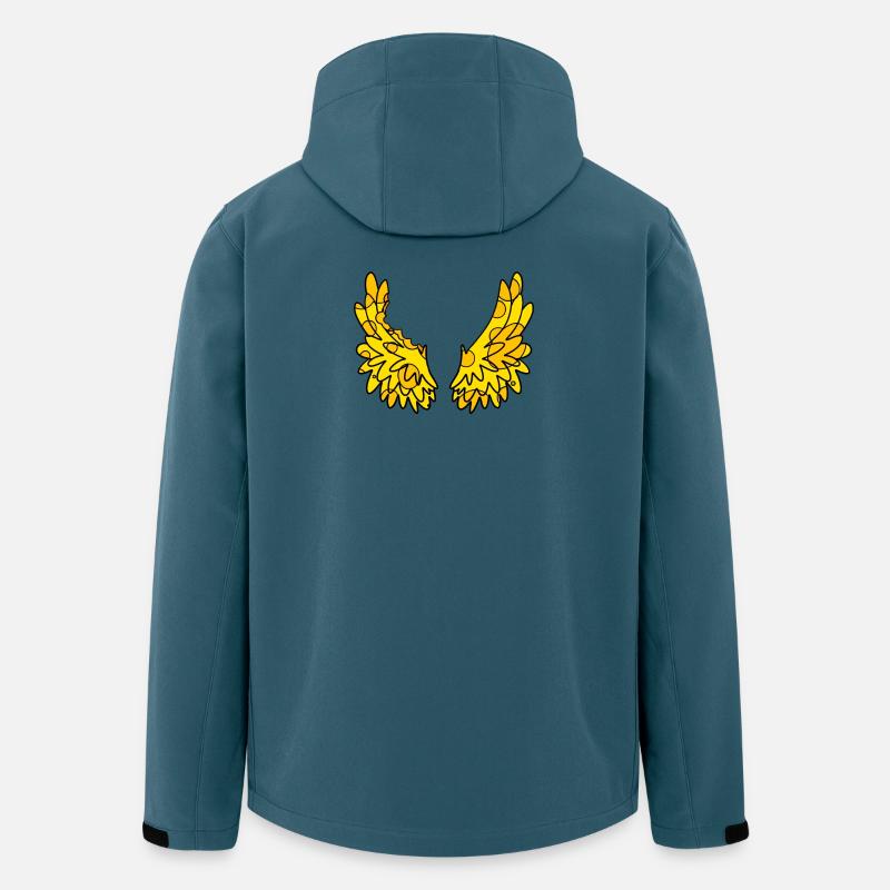 Ailes de fromage - Veste softshell homme en polyester recyclé Stanley/Stella - bleu pétrole foncé