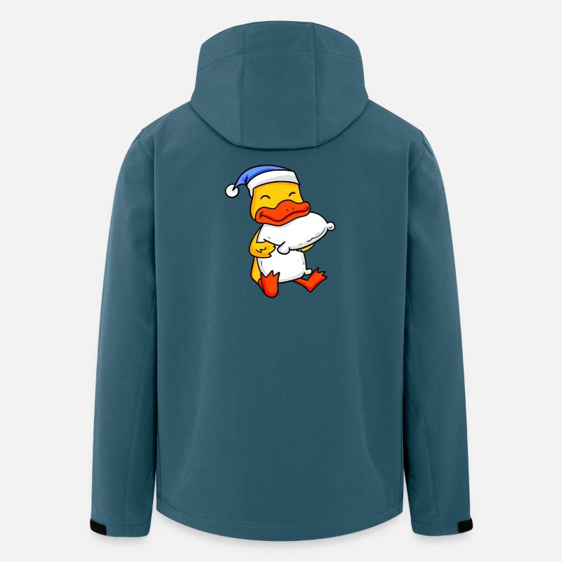 Canard Bébé - Veste softshell homme en polyester recyclé Stanley/Stella - bleu pétrole foncé