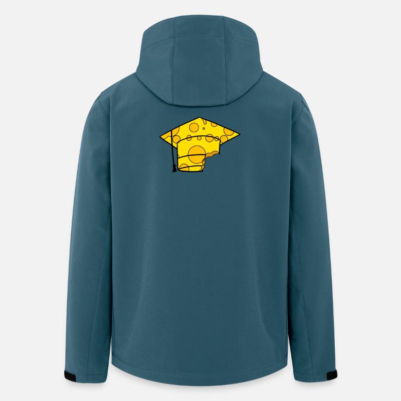 Casquette de diplômé - Veste softshell homme en polyester recyclé Stanley/Stella - bleu pétrole foncé