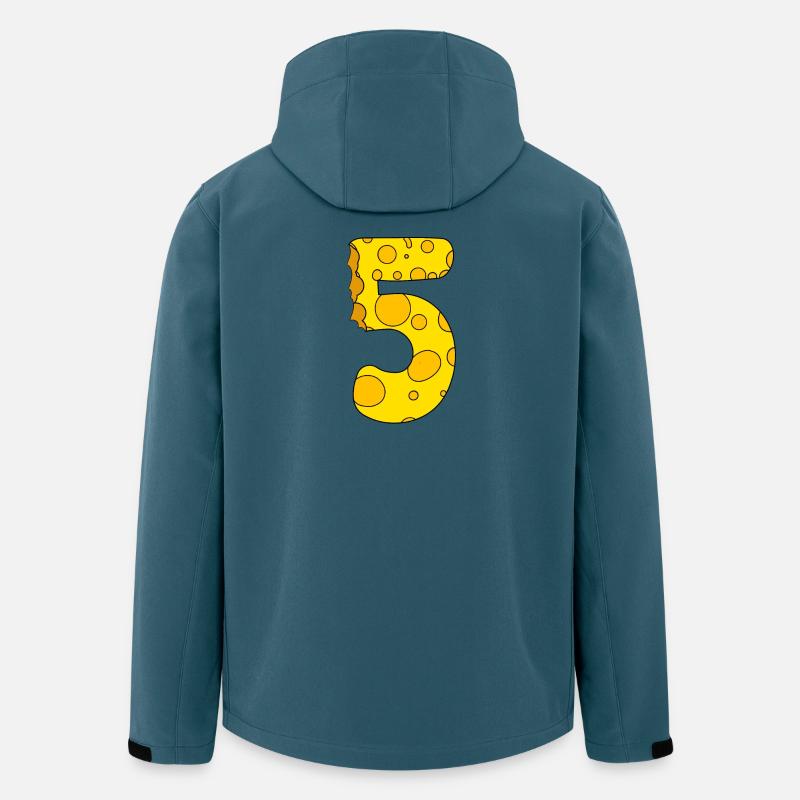 Fromage numéro 5 - Veste softshell homme en polyester recyclé Stanley/Stella - bleu pétrole foncé