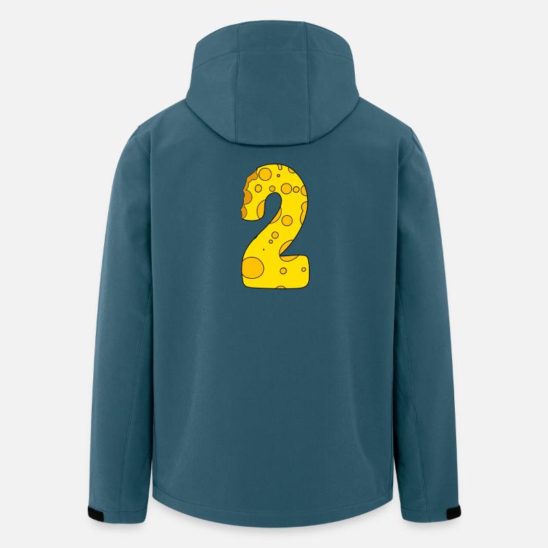 Fromage numéro 2 - Veste softshell homme en polyester recyclé Stanley/Stella - bleu pétrole foncé