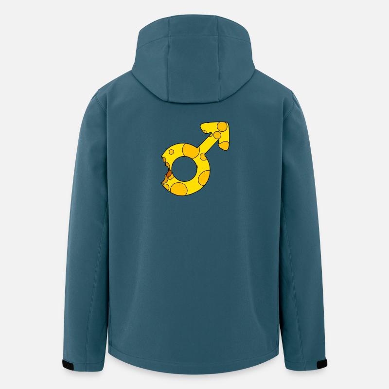 Männliches Geschlecht - Marssymbol - Recycelte Männer Softshell-Jacke von Stanley/Stella - Dunkles Petrol