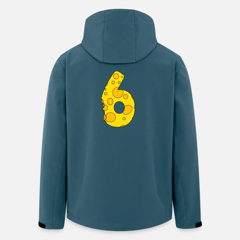 Number 6 Digit Cheese - Men’s Recycled Softshell Jacket by Stanley/Stella - stargazer