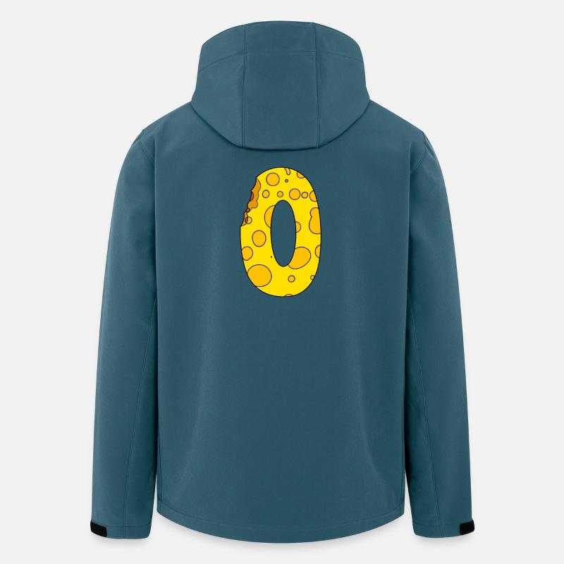 Numéro 0 Digit Cheese - Veste softshell homme en polyester recyclé Stanley/Stella - bleu pétrole foncé