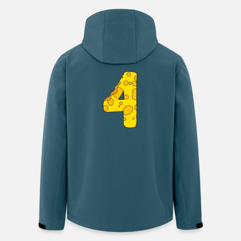Number 4 Digit Cheese - Men’s Recycled Softshell Jacket by Stanley/Stella - stargazer