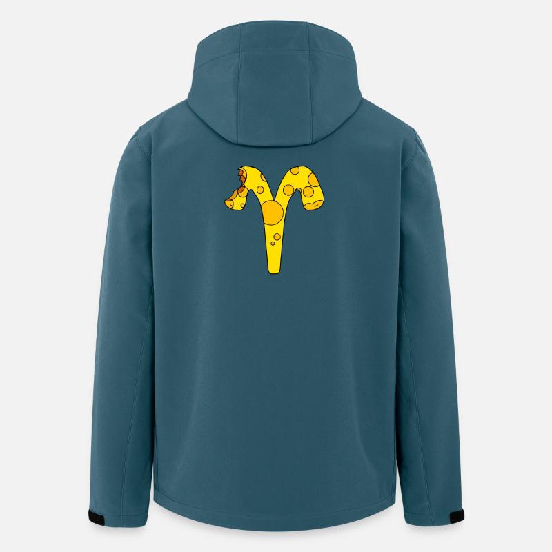 Sternzeichen Widder - Recycelte Männer Softshell-Jacke von Stanley/Stella - Dunkles Petrol