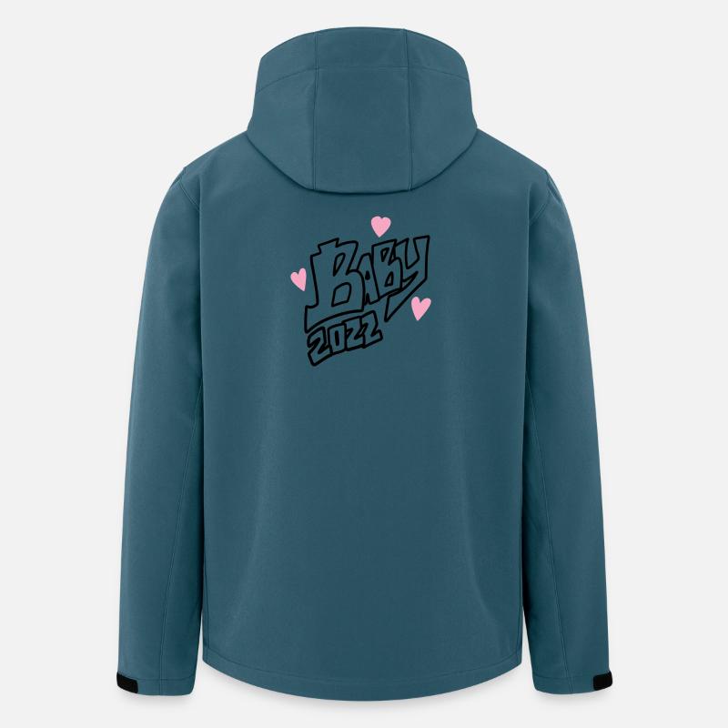 Bébé - Veste softshell homme en polyester recyclé Stanley/Stella - bleu pétrole foncé