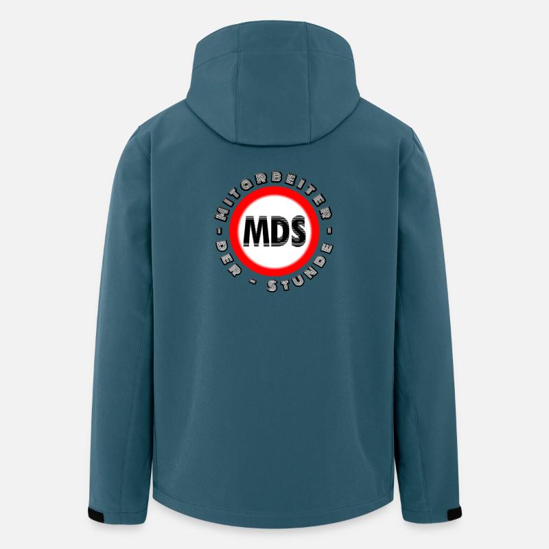 Mitarbeiter der Stunde Mitarbeiter des Monats MDS - Recycelte Männer Softshell-Jacke von Stanley/Stella - Dunkles Petrol
