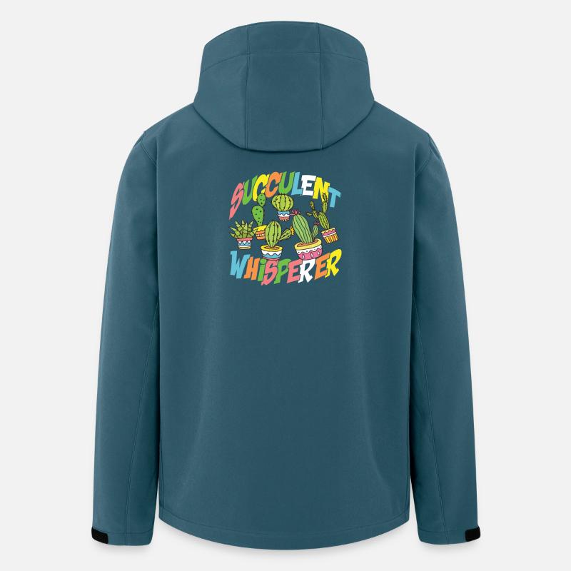 succulent whisperer - Recycelte Männer Softshell-Jacke von Stanley/Stella - Dunkles Petrol