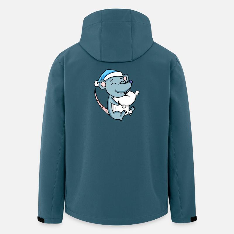 Souris Bébé - Veste softshell homme en polyester recyclé Stanley/Stella - bleu pétrole foncé