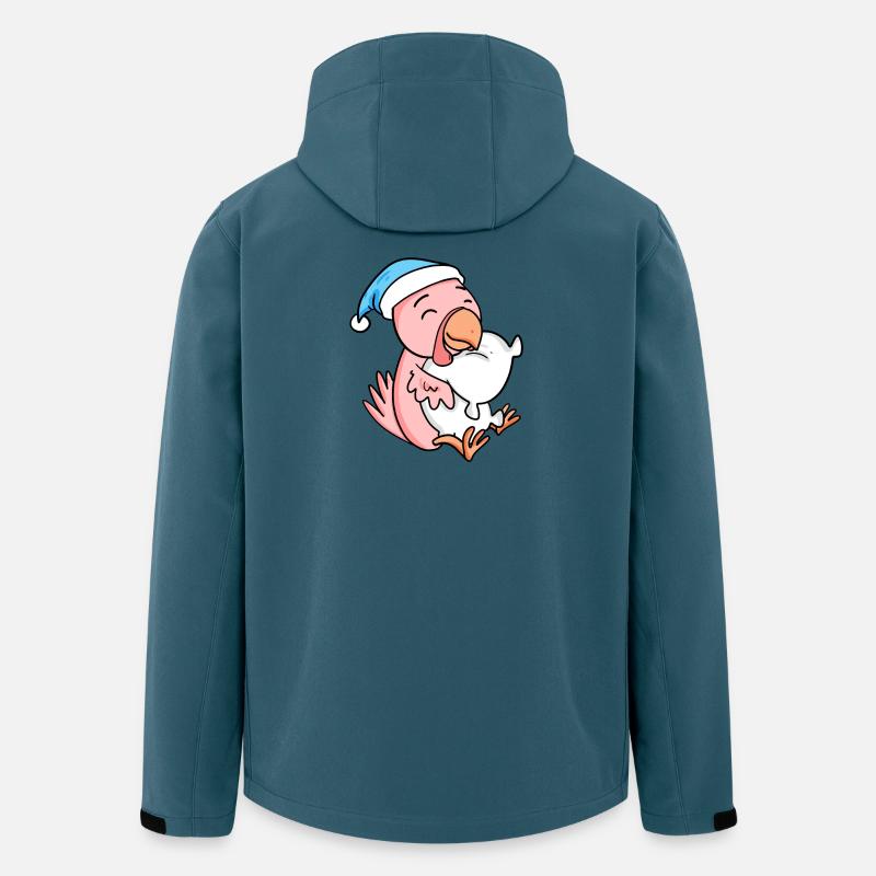 Huhn Baby - Recycelte Männer Softshell-Jacke von Stanley/Stella - Dunkles Petrol