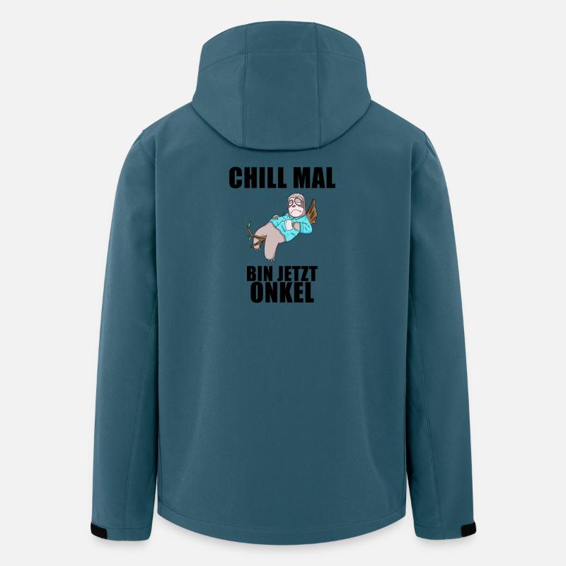 Onkel - Onkel werden - Recycelte Männer Softshell-Jacke von Stanley/Stella - Dunkles Petrol