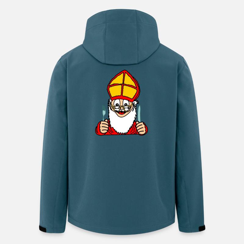 Sinterklaas with knife and fork - Men’s Recycled Softshell Jacket by Stanley/Stella - stargazer