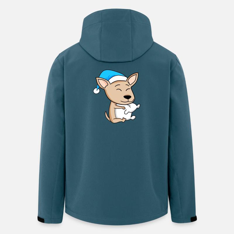 Hund Hunderasse Pyrenäenberghund - Recycelte Männer Softshell-Jacke von Stanley/Stella - Dunkles Petrol