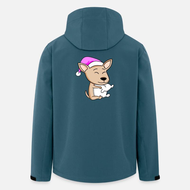 Hund Hunderasse Pyrenäenberghund - Recycelte Männer Softshell-Jacke von Stanley/Stella - Dunkles Petrol