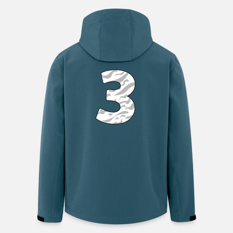 3 - Recycelte Männer Softshell-Jacke von Stanley/Stella - Dunkles Petrol