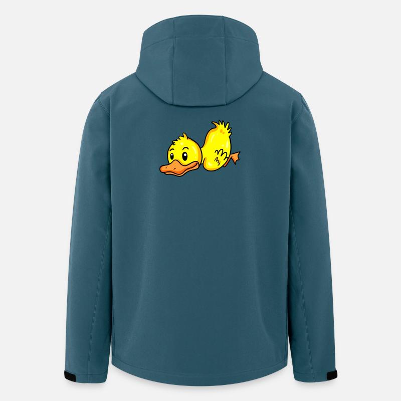 Ente - Recycelte Männer Softshell-Jacke von Stanley/Stella - Dunkles Petrol