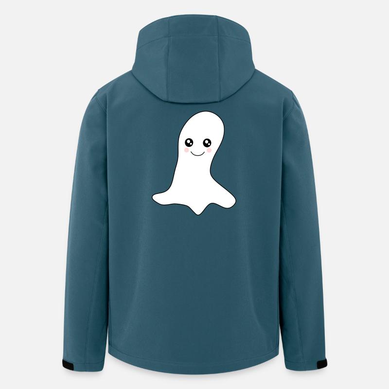 Kawaii Ghost Ghost Halloween Halloween Costume - Men’s Recycled Softshell Jacket by Stanley/Stella - stargazer
