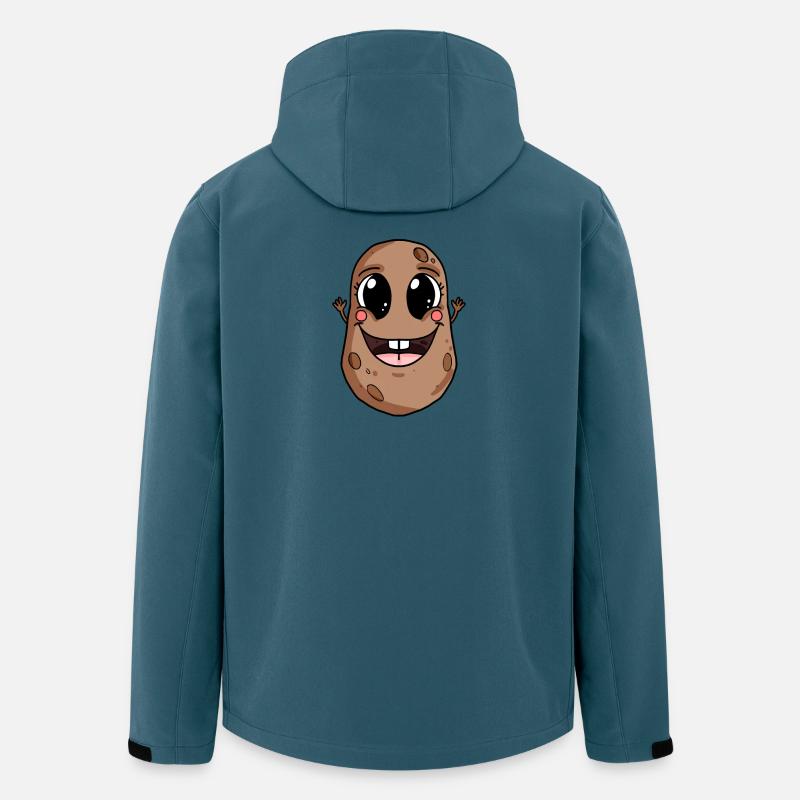 Kartoffel - Recycelte Männer Softshell-Jacke von Stanley/Stella - Dunkles Petrol