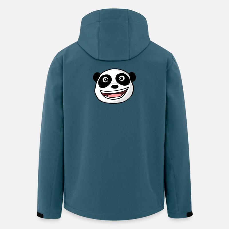 Tête de panda - Veste softshell homme en polyester recyclé Stanley/Stella - bleu pétrole foncé