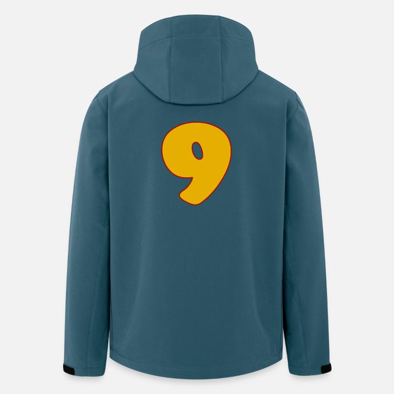 NEUN - 9 - Recycelte Männer Softshell-Jacke von Stanley/Stella - Dunkles Petrol