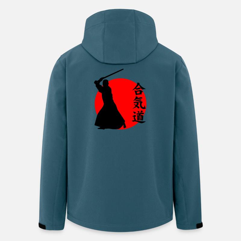 Aikido - Recycelte Männer Softshell-Jacke von Stanley/Stella - Dunkles Petrol