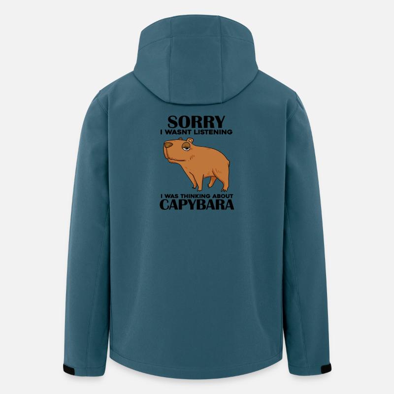 Capybara Wasserschwein - Men’s Recycled Softshell Jacket by Stanley/Stella - stargazer