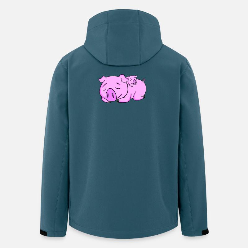 Pig with baby pig - Men’s Recycled Softshell Jacket by Stanley/Stella - stargazer