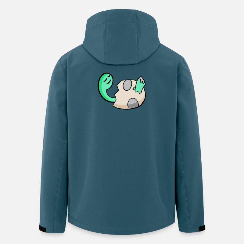 Dinosaur Egg Dino Baby Motif - Veste softshell homme en polyester recyclé Stanley/Stella - bleu pétrole foncé