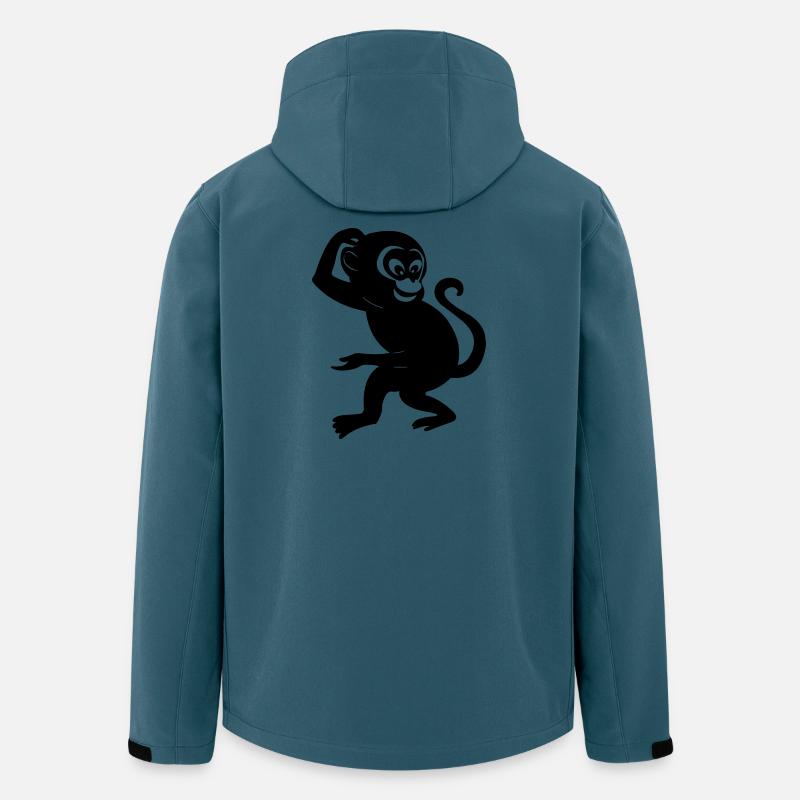 Monkey shadow figure - Men’s Recycled Softshell Jacket by Stanley/Stella - stargazer