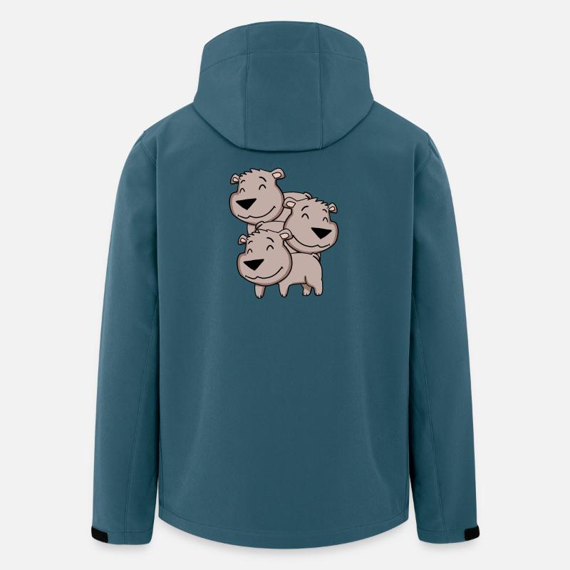 Cute Bears - Bear - Men’s Recycled Softshell Jacket by Stanley/Stella - stargazer