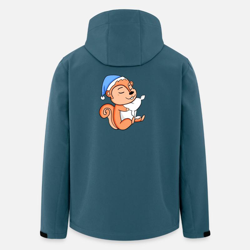 Eichhörnchen - Recycelte Männer Softshell-Jacke von Stanley/Stella - Dunkles Petrol