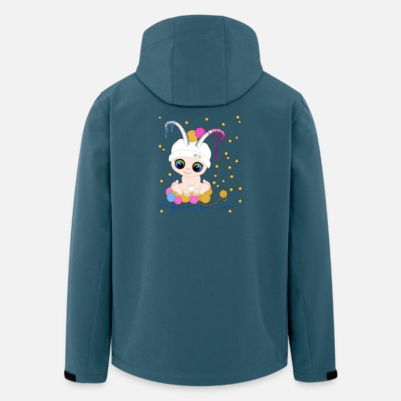 sternzeichen_capricornus - Recycelte Männer Softshell-Jacke von Stanley/Stella - Dunkles Petrol