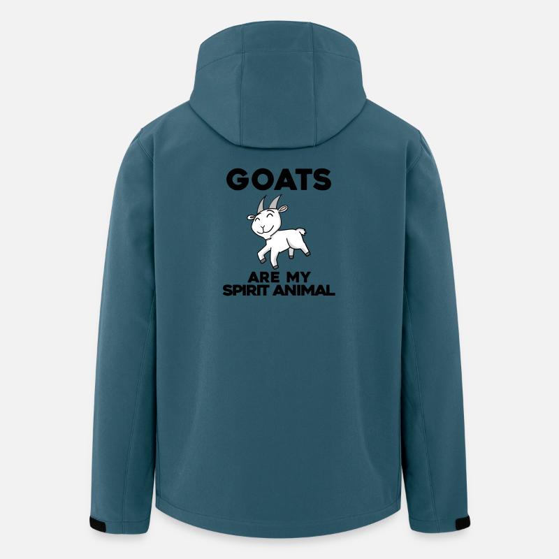 Chèvre Chèvre Chèvre - Veste softshell homme en polyester recyclé Stanley/Stella - bleu pétrole foncé