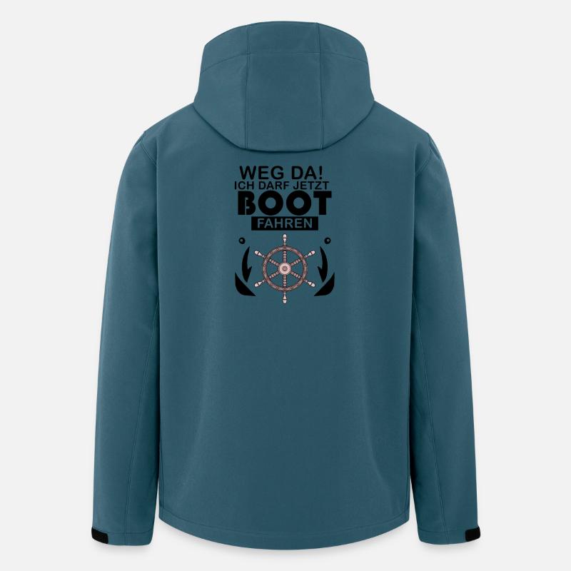 Bootsführerschein Motorboot Geschenk - Recycelte Männer Softshell-Jacke von Stanley/Stella - Dunkles Petrol