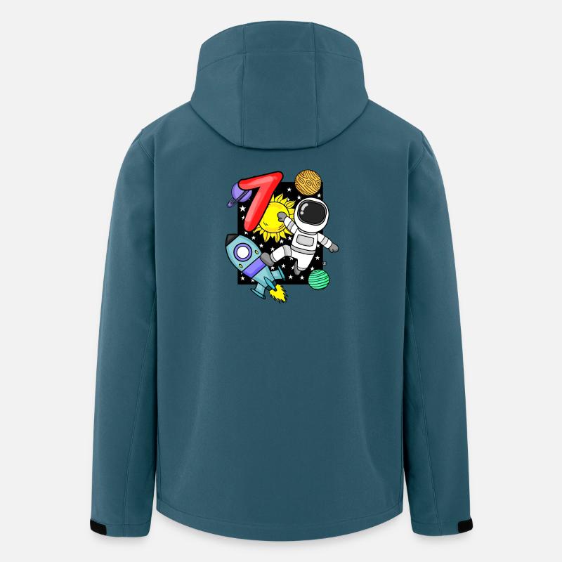 7 years old Young astronaut - Men’s Recycled Softshell Jacket by Stanley/Stella - stargazer