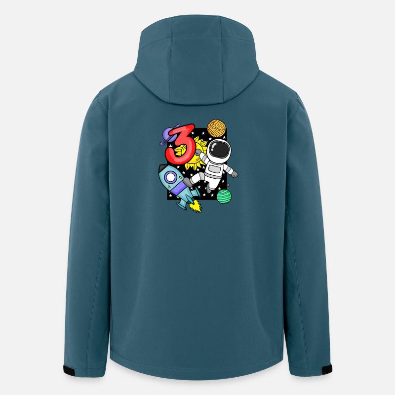 3 years old Young astronaut - Men’s Recycled Softshell Jacket by Stanley/Stella - stargazer