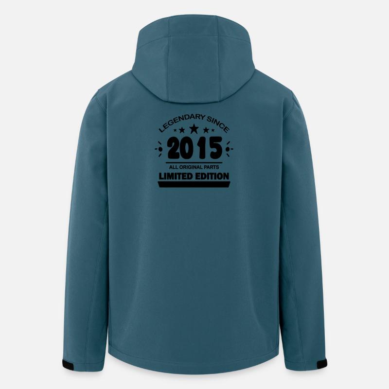 2015 - Veste softshell homme en polyester recyclé Stanley/Stella - bleu pétrole foncé