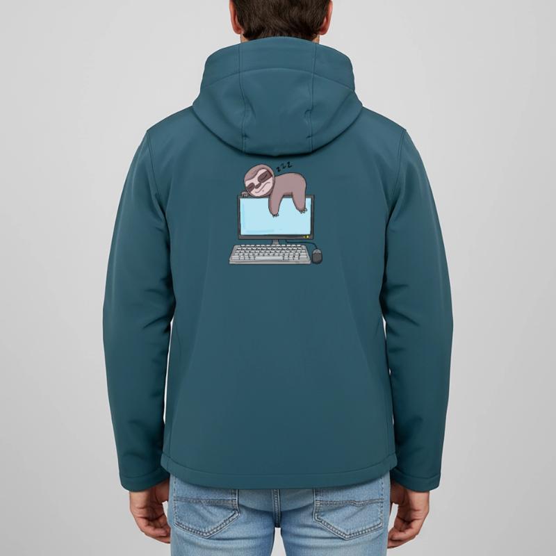 Computer Nerd Programmierer Geschenk Recycelte Männer Softshell-Jacke von Stanley/Stella