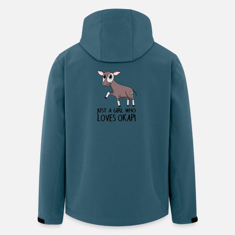 Okapi Girl Saying - Men’s Recycled Softshell Jacket by Stanley/Stella - stargazer