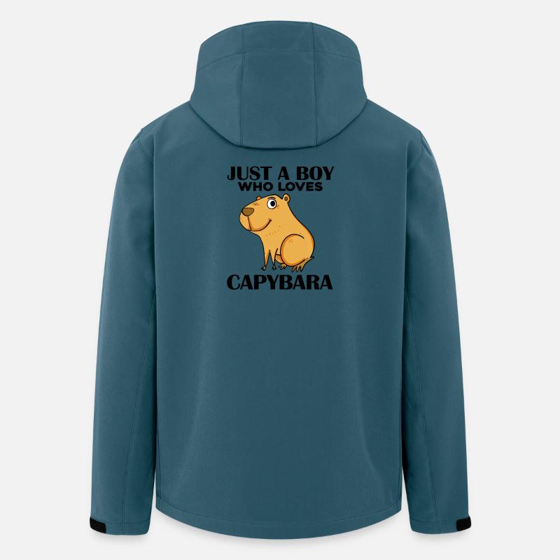Capybara Boy - Men’s Recycled Softshell Jacket by Stanley/Stella - stargazer