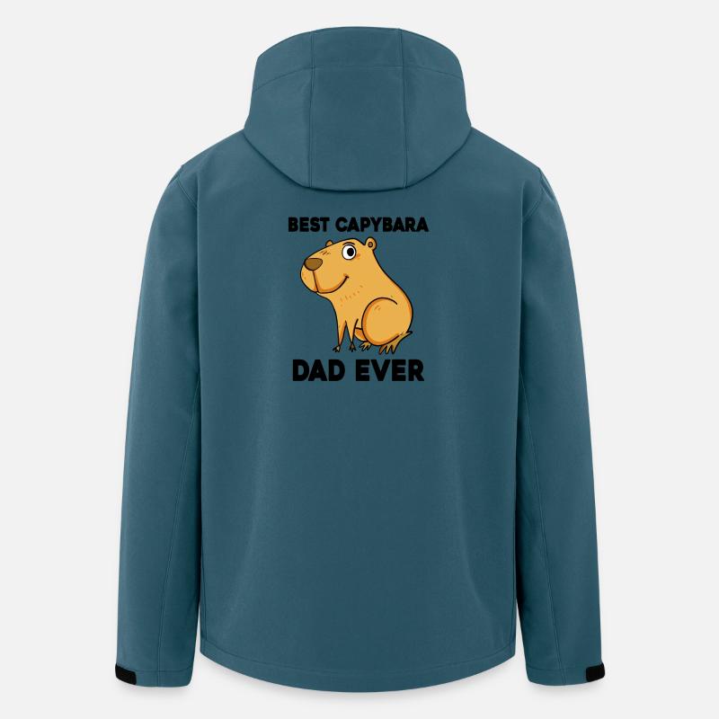 Capybara Father Capybara Capybara Pig - Men’s Recycled Softshell Jacket by Stanley/Stella - stargazer