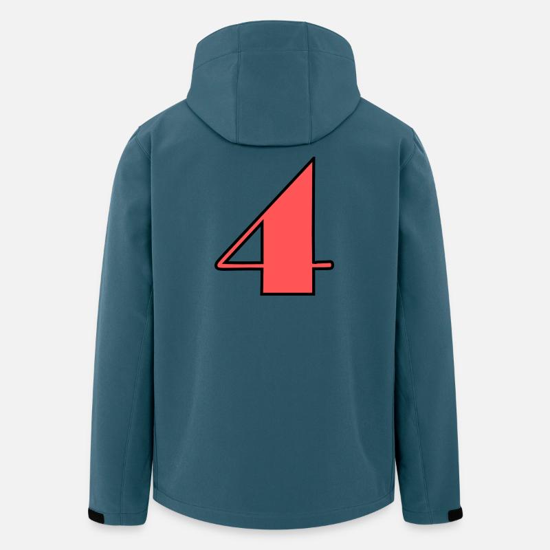 4,4 ANS,4e ANNIVERSAIRE,ANNIVERSAIRE 4 ANS - Veste softshell homme en polyester recyclé Stanley/Stella - bleu pétrole foncé