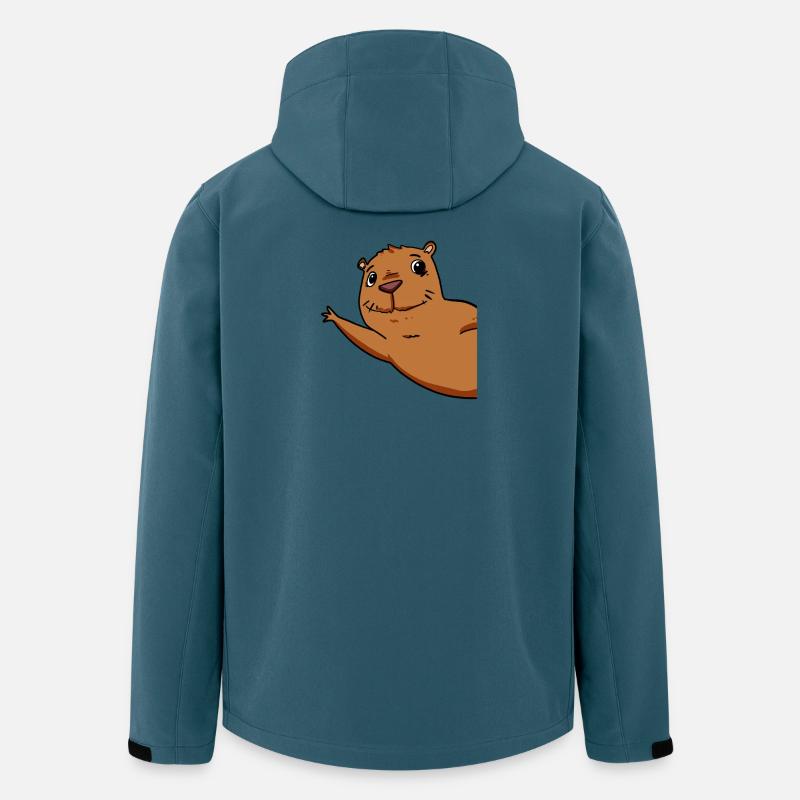 Capybara Wasserschwein - Men’s Recycled Softshell Jacket by Stanley/Stella - stargazer