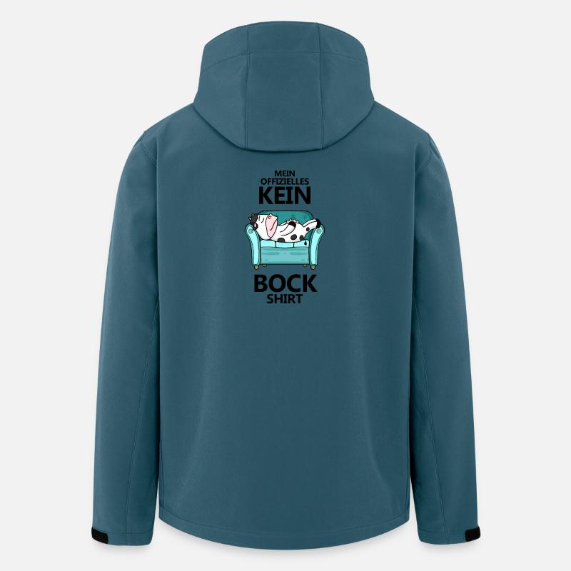 Statement Keine Lust - Recycelte Männer Softshell-Jacke von Stanley/Stella - Dunkles Petrol