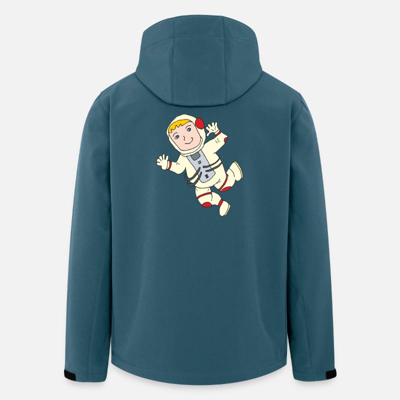 kosmonaut - Recycelte Männer Softshell-Jacke von Stanley/Stella - Dunkles Petrol