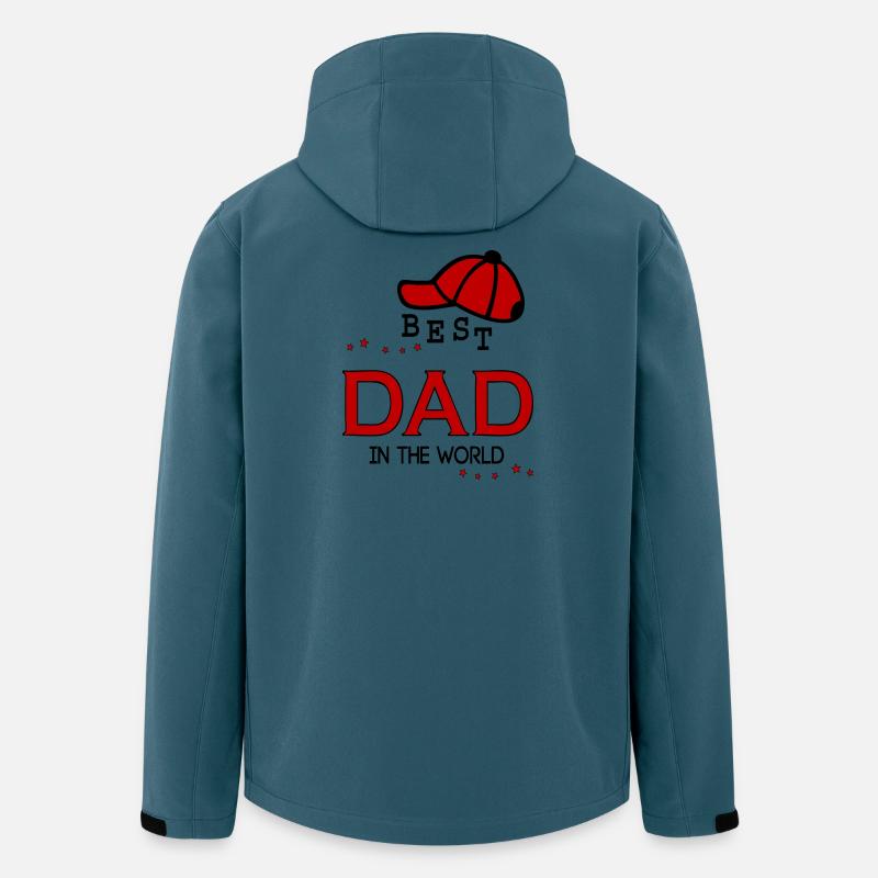 Dad, Dad, Father's Day - Men’s Recycled Softshell Jacket by Stanley/Stella - stargazer