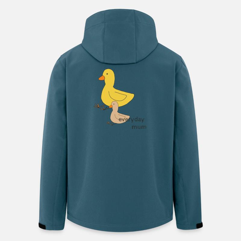 ente mum - Recycelte Männer Softshell-Jacke von Stanley/Stella - Dunkles Petrol